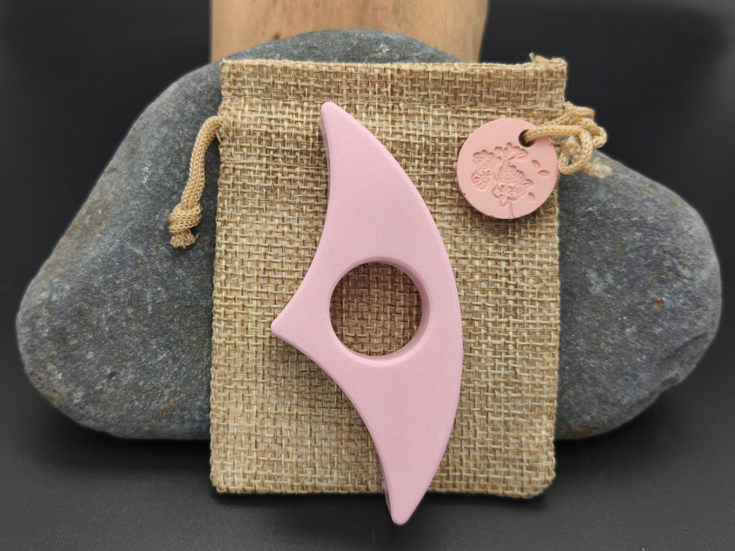 Bague de lecture artisanale gamme Classique rose pastel – fait main en Gironde en Raysin 200