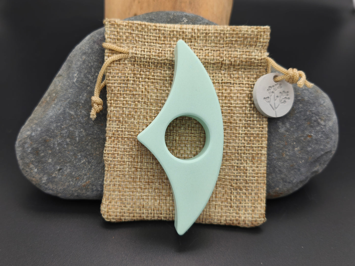 Bague de lecture artisanale gamme Classique vert pastel – fait main en Gironde en Raysin 200